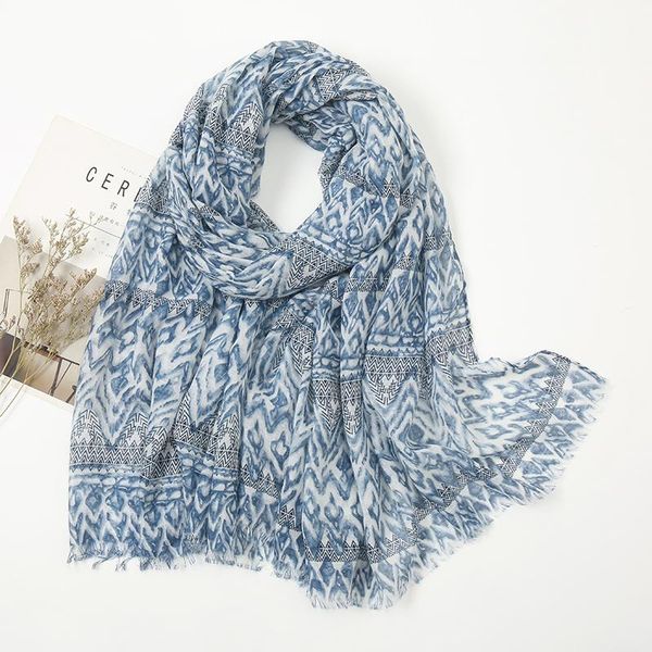 scarves ladies tassel cotton shawl printed geometric scarf muslim turban fashion bohemian fringed pashmina hijab 185*90cm, Blue;gray
scarves ladies tassel cotton shawl printed geometric scarf muslim turban fashion bohemian fringed pashmina hijab 185*90cm, Blue;gray