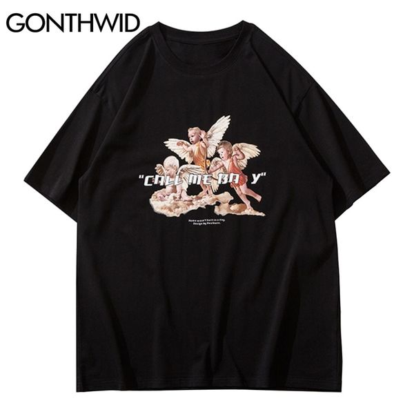 tees shirts streetwear angel short sleeve tshirts hip hop harajuku mens fashion casual loose cotton 210602, White;black
tees shirts streetwear angel short sleeve tshirts hip hop harajuku mens fashion casual loose cotton 210602, White;black