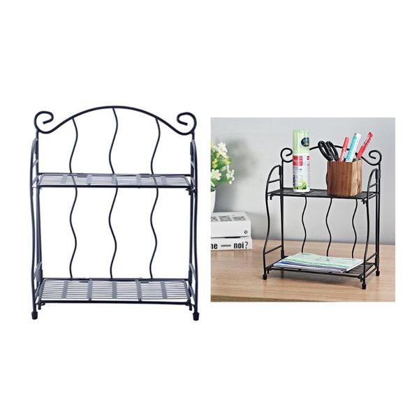 hooks & rails 2-layer simple foldable shelf spice rack cabinet kitchen iron vertical storage tray bathroom counterbox
hooks & rails 2-layer simple foldable shelf spice rack cabinet kitchen iron vertical storage tray bathroom counterbox