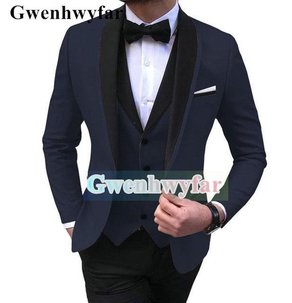 men's suits & blazers gwenhwyfar 2021 autumn navy blue party costume suit fashion design shawl lapel tuxedo prom wedding 3-piece, White;black
men's suits & blazers gwenhwyfar 2021 autumn navy blue party costume suit fashion design shawl lapel tuxedo prom wedding 3-piece, White;black