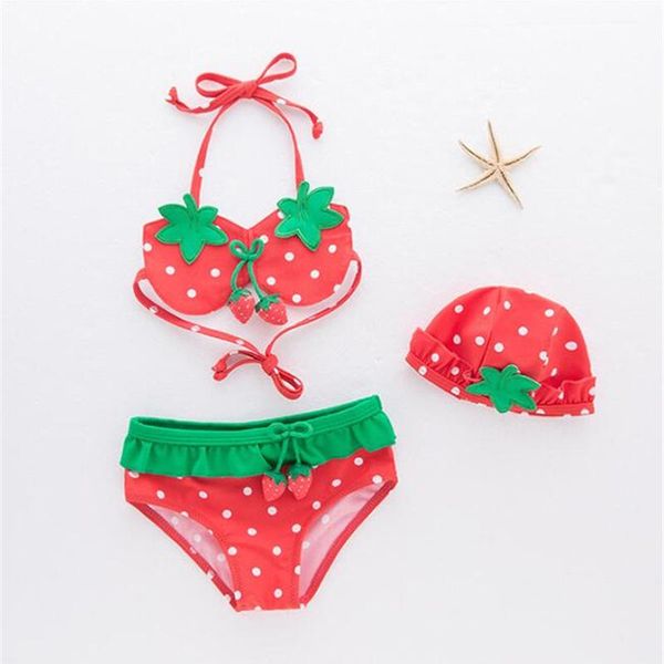 2pcs kids baby girls swimming trunk strawberry cute dot swimsuit children girl bikini summer swimwear bathing suit 2-6, Black
2pcs kids baby girls swimming trunk strawberry cute dot swimsuit children girl bikini summer swimwear bathing suit 2-6, Black