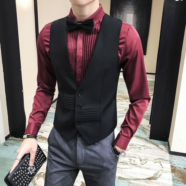 New 2021 Fall Winter Casual Mode Grigio Gilet Plus Size Korean Men Slim Fit v Non-mango Neck Collection of Clothes GUVO, Black;white
New 2021 Fall Winter Casual Mode Grigio Gilet Plus Size Korean Men Slim Fit v Non-mango Neck Collection of Clothes GUVO, Black;white