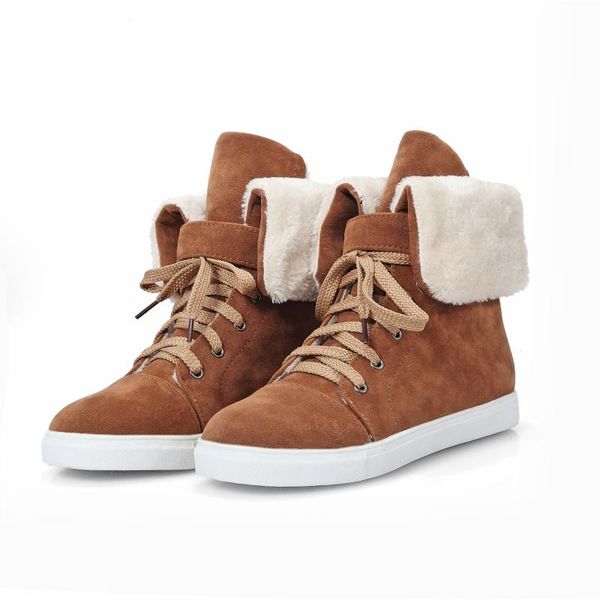 boots style fashion thick fur women round toe waterproof female flat high winter sewing, Black
boots style fashion thick fur women round toe waterproof female flat high winter sewing, Black
