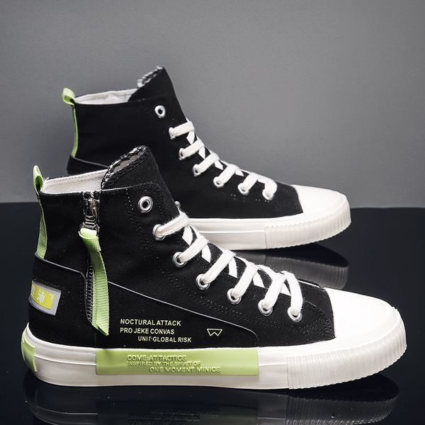 New High Top Men Canvas Shoes Comfortable Casual Outdoor Sneakers Breathable Skateboarding Shoes Chaussure Homme Canvas Shoes
New High Top Men Canvas Shoes Comfortable Casual Outdoor Sneakers Breathable Skateboarding Shoes Chaussure Homme Canvas Shoes