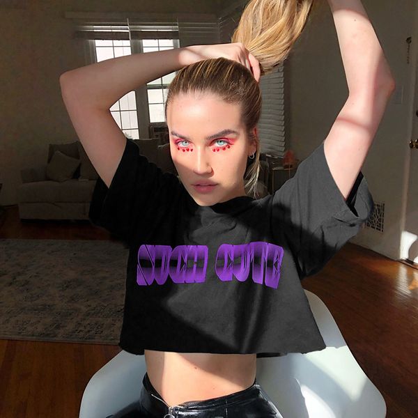 black t-shirt ladies half sleeve casual loose crop harajuku letter printed tee shirt woman korean style 2021, White
black t-shirt ladies half sleeve casual loose crop harajuku letter printed tee shirt woman korean style 2021, White