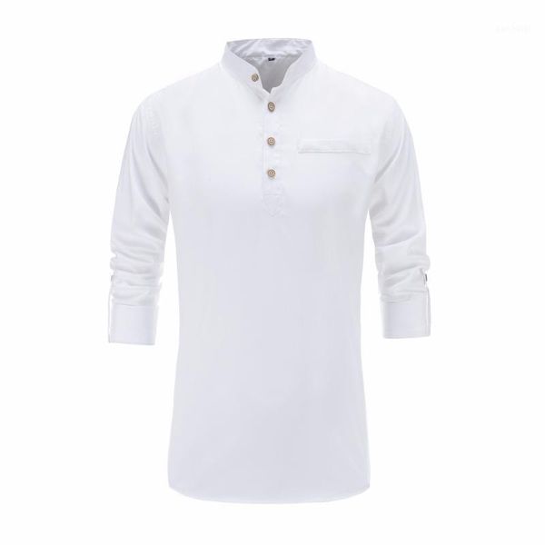 summer men cotton shirt long sleeve mandarin collar slim fit mens breathable chinese style dress shirts clothes1, White;black
summer men cotton shirt long sleeve mandarin collar slim fit mens breathable chinese style dress shirts clothes1, White;black