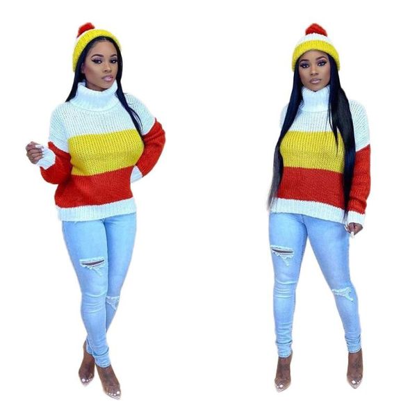 women's hoodies & sweatshirts winter style fashion patchwork lady turtleneck pullovers high street casual, Black
women's hoodies & sweatshirts winter style fashion patchwork lady turtleneck pullovers high street casual, Black