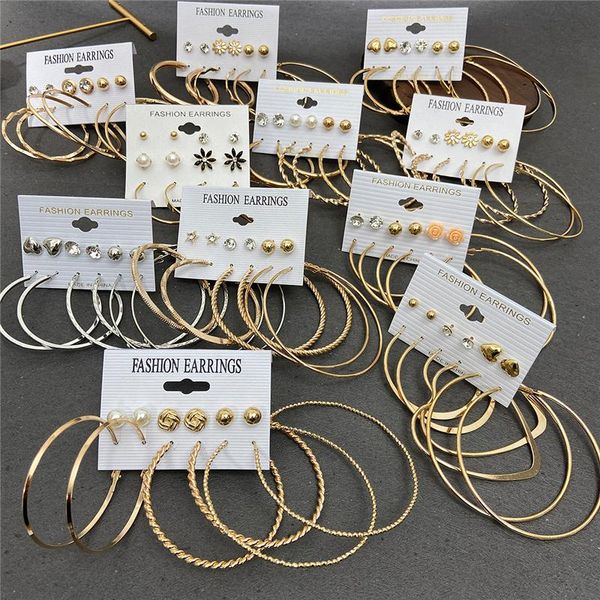 hoop & huggie 2021 fashion gold oversize earrings for women vintage metal round geometric set female party jewelry gifts, Golden;silver
hoop & huggie 2021 fashion gold oversize earrings for women vintage metal round geometric set female party jewelry gifts, Golden;silver