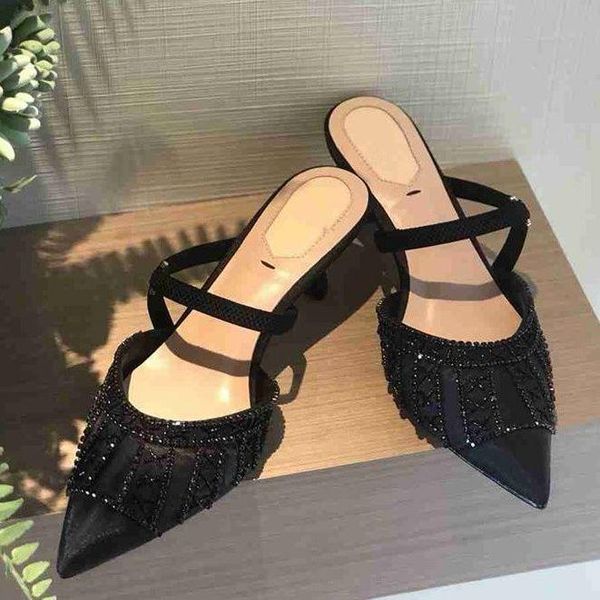 sandals pointed toe lace high heels sliper women mesh ventilation gladiator summer brand shoes mujer, Black
sandals pointed toe lace high heels sliper women mesh ventilation gladiator summer brand shoes mujer, Black