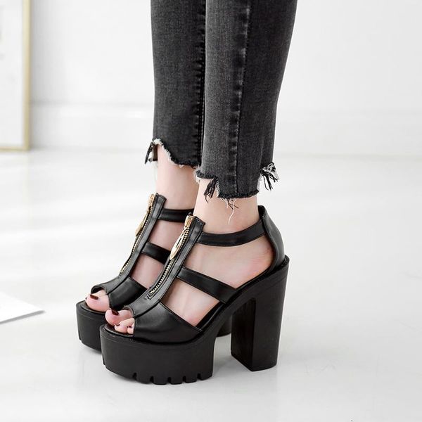 sandals 2021 summer shoes woman platform cover heels ankle strap open toe ladies blocked heel fashion zipper, Black
sandals 2021 summer shoes woman platform cover heels ankle strap open toe ladies blocked heel fashion zipper, Black