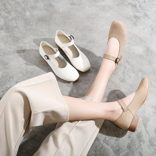 dress shoes genuine leather square toe mary janes woman chunky med high heels pumps round buckle soft cow single ladies, Black
dress shoes genuine leather square toe mary janes woman chunky med high heels pumps round buckle soft cow single ladies, Black