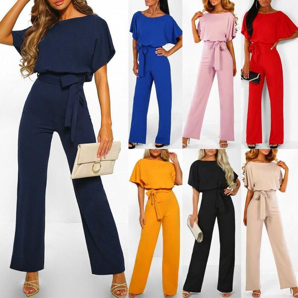 women's jumpsuits & rompers womens batwing sleeve tie waist wide leg trousers playsuit s-3xl, Black;white
women's jumpsuits & rompers womens batwing sleeve tie waist wide leg trousers playsuit s-3xl, Black;white