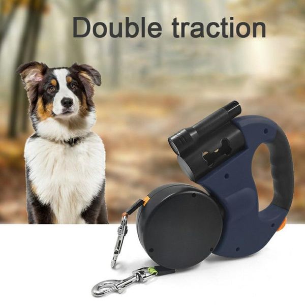 dog collars & leashes dual rope leash with light retractable double pet traction belt portable rotation supply for 2 dogs walking
dog collars & leashes dual rope leash with light retractable double pet traction belt portable rotation supply for 2 dogs walking