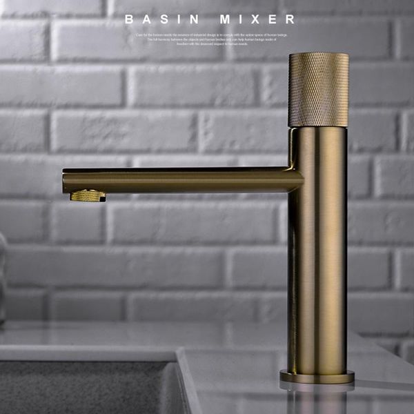 bathroom sink faucets basin brush gold/black brass single handle faucet & cold water mixer taps lavatory
bathroom sink faucets basin brush gold/black brass single handle faucet & cold water mixer taps lavatory