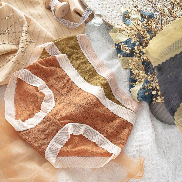 yatingxiang bubble pants japanese girl underwear hollow lace lace stretch breathable purified cotton crotch briefs, Black;pink
yatingxiang bubble pants japanese girl underwear hollow lace lace stretch breathable purified cotton crotch briefs, Black;pink