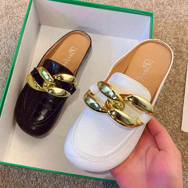 70% off wholesale sandals flip-flops design gold chain women slipper closed toe slip on mules shoes round low heels casual slides flip flop, Black
70% off wholesale sandals flip-flops design gold chain women slipper closed toe slip on mules shoes round low heels casual slides flip flop, Black