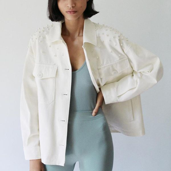 women's jackets elina casual turn down collar white women fashion artificial pearl coats elegant pockets female ladies gi, Black;brown
women's jackets elina casual turn down collar white women fashion artificial pearl coats elegant pockets female ladies gi, Black;brown