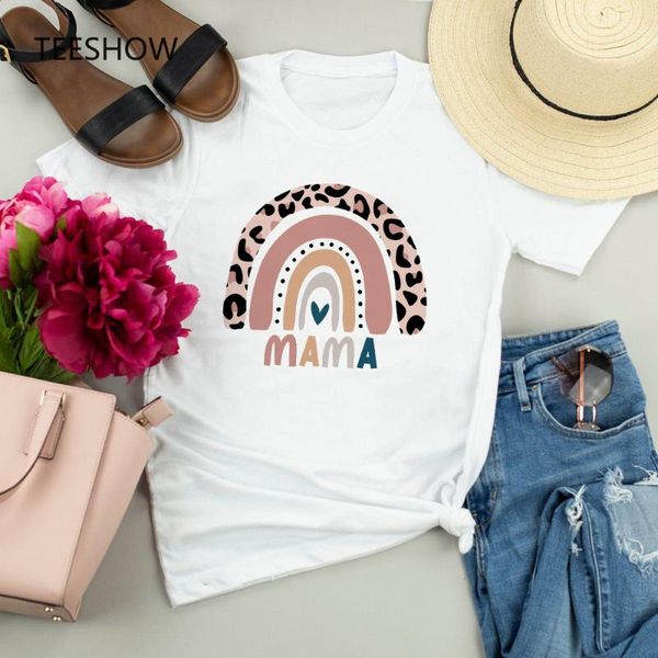 women's t-shirt rainbow mama t shirts female print summer short sleeve harajuku mom life graphic women tees streetwear camisetas mujer, White
women's t-shirt rainbow mama t shirts female print summer short sleeve harajuku mom life graphic women tees streetwear camisetas mujer, White