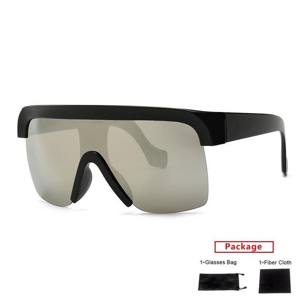 mimiyou Retro Oversized Goggle Sunglasses Women High-Grade Sun Glasses Men Vintage Fashion Driving Eyeglasses Shades oculos, White;black
mimiyou Retro Oversized Goggle Sunglasses Women High-Grade Sun Glasses Men Vintage Fashion Driving Eyeglasses Shades oculos, White;black