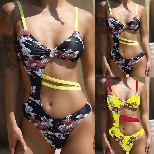 all-in-one swimsuit 2021 women conjoined chinese dragon printing brazilian swimwear bikini sexytight charm leakage women's, White;black
all-in-one swimsuit 2021 women conjoined chinese dragon printing brazilian swimwear bikini sexytight charm leakage women's, White;black