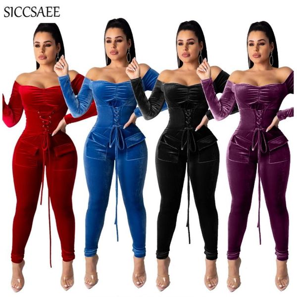 women's jumpsuits & rompers off shoulder velvet and for women solid pleuche ribbons lace up pinup eyelet bodycon bandage bodysuit sexy, Black;white
women's jumpsuits & rompers off shoulder velvet and for women solid pleuche ribbons lace up pinup eyelet bodycon bandage bodysuit sexy, Black;white