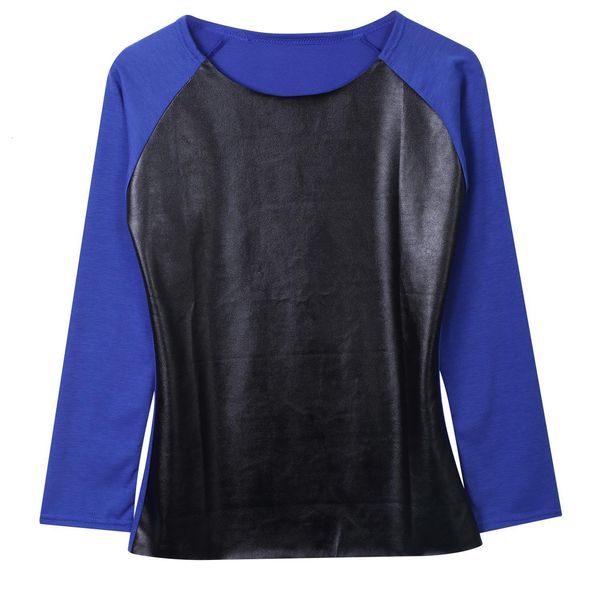 new fashion women summer loose long sleeve patchwork spring o-neck ladies casual pu leather ladies t-shirt s-xl, White
new fashion women summer loose long sleeve patchwork spring o-neck ladies casual pu leather ladies t-shirt s-xl, White