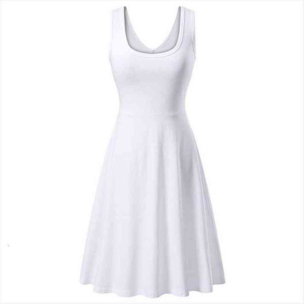 summer vest dress sleeveless womens tank solid o-neck multicolor a-line high waist female casual red vestidos clothes, White
summer vest dress sleeveless womens tank solid o-neck multicolor a-line high waist female casual red vestidos clothes, White