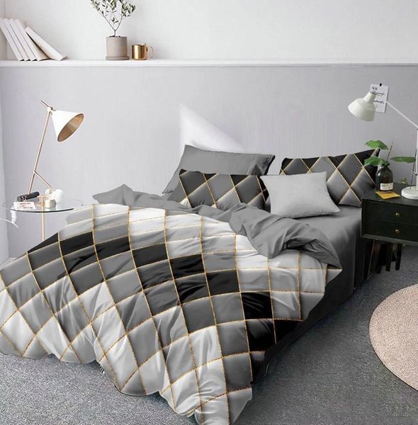 bedding sets geometric gray duvet cover king size comforter 3d northern europe bed linens brief
bedding sets geometric gray duvet cover king size comforter 3d northern europe bed linens brief