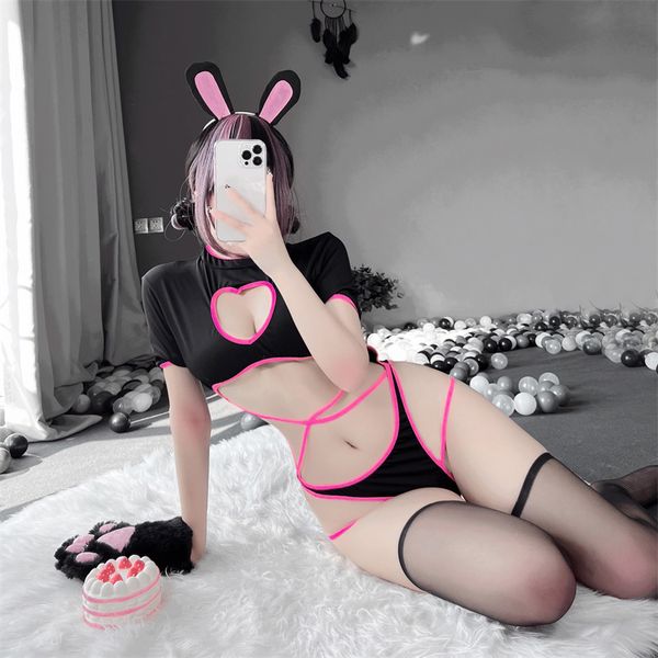costumes women bodysuit heart-shaped hollow design black and pink bunny cosplay costumes tempatation lingerie skinny 2021 new
costumes women bodysuit heart-shaped hollow design black and pink bunny cosplay costumes tempatation lingerie skinny 2021 new
