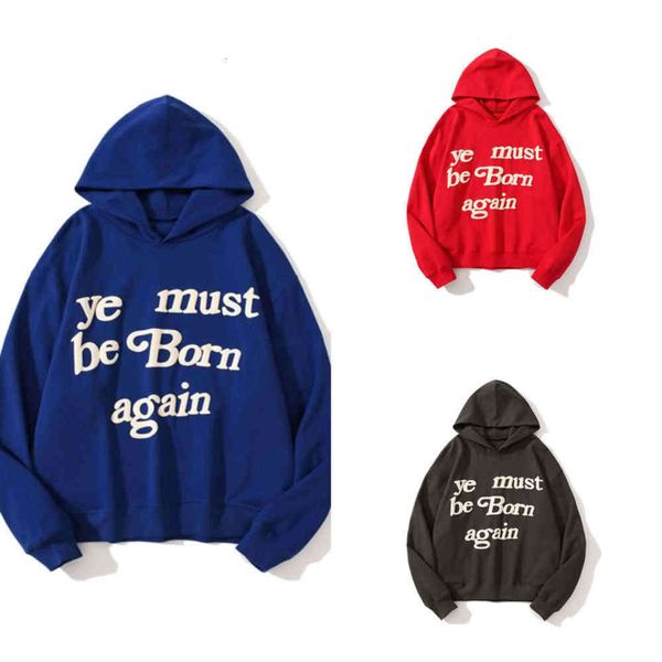 kanye west ye must be born again hoodie men women foaming printing embroidery sweatshirts hooded x0602, Black
kanye west ye must be born again hoodie men women foaming printing embroidery sweatshirts hooded x0602, Black