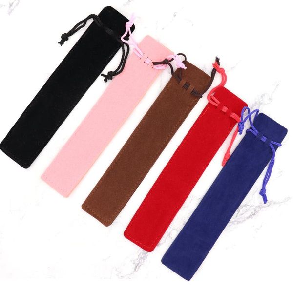 pencil bags coloffice velvet drawstring plush cloth case double-sided thickened flannel pen gift bag 17.5x3.5cm 1 piece 
pencil bags coloffice velvet drawstring plush cloth case double-sided thickened flannel pen gift bag 17.5x3.5cm 1 piece