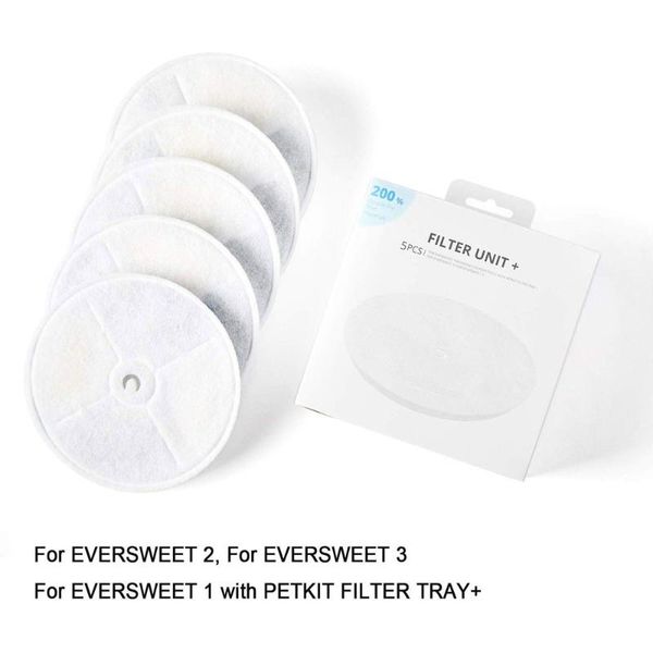 cat bowls & feeders petkit filter units for eversweet 2 and 3 water fountain, replacement filters (5 pcs), cleaning kit pet supplies
cat bowls & feeders petkit filter units for eversweet 2 and 3 water fountain, replacement filters (5 pcs), cleaning kit pet supplies