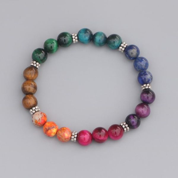 tennis edothalia 7 chakras tiger eye bead bracelets for women girls yoga meditation bracelet jewelry gift, Golden;silver
tennis edothalia 7 chakras tiger eye bead bracelets for women girls yoga meditation bracelet jewelry gift, Golden;silver