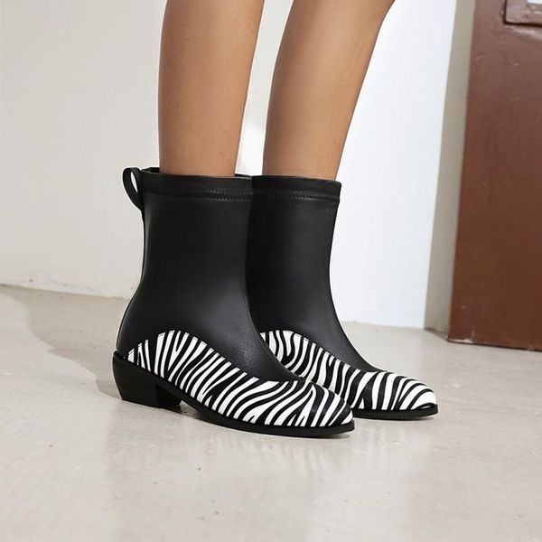 boots women autumn winter 2021 snake leopard print patchwork ankle med heel slip-on short feminine shoes women's booties, Black
boots women autumn winter 2021 snake leopard print patchwork ankle med heel slip-on short feminine shoes women's booties, Black