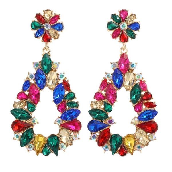 dangle & chandelier dvacaman statement fashion colorful full rhinestone flower water drop earrings for women shiny crystal jewelry high qual, Silver
dangle & chandelier dvacaman statement fashion colorful full rhinestone flower water drop earrings for women shiny crystal jewelry high qual, Silver