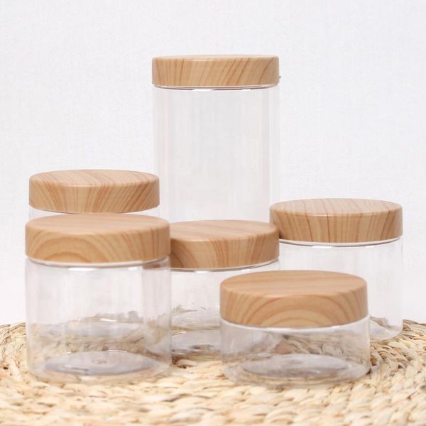 100/200/300/500ml empty plastic clear cosmetic jar makeup container face cream sample pot with lid storage bottle bottles & jars
100/200/300/500ml empty plastic clear cosmetic jar makeup container face cream sample pot with lid storage bottle bottles & jars