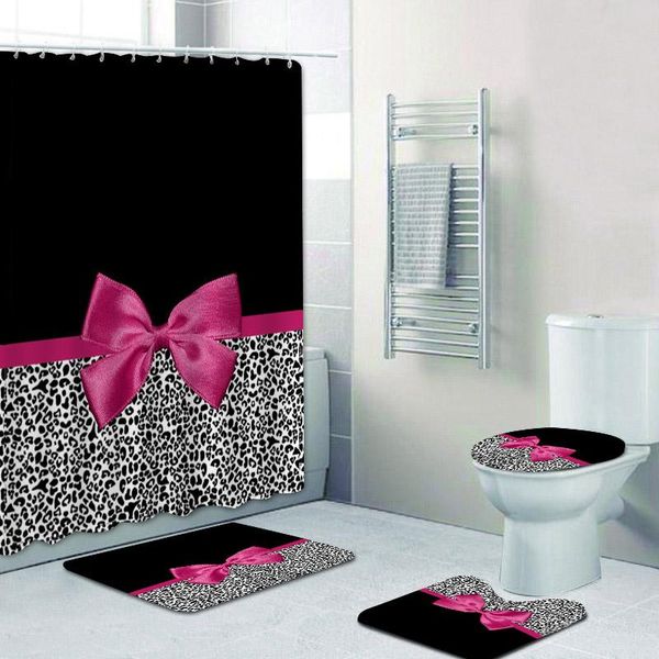 shower curtains girly pink ribbon leopard print curtain and bath rugs set modern cheetah for bathroom home decor
shower curtains girly pink ribbon leopard print curtain and bath rugs set modern cheetah for bathroom home decor