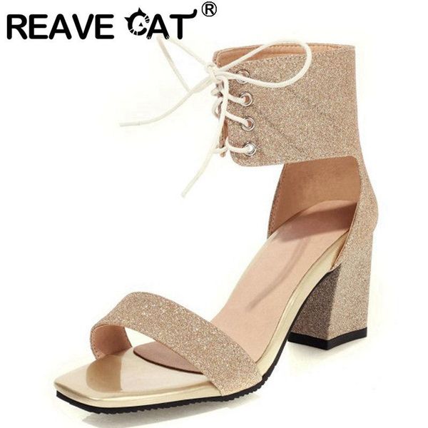 reave cat new 2021 women sandals open toe 7cm block heels slip-on lace bling stylish big size 32-48 casual party a3875, Black
reave cat new 2021 women sandals open toe 7cm block heels slip-on lace bling stylish big size 32-48 casual party a3875, Black
