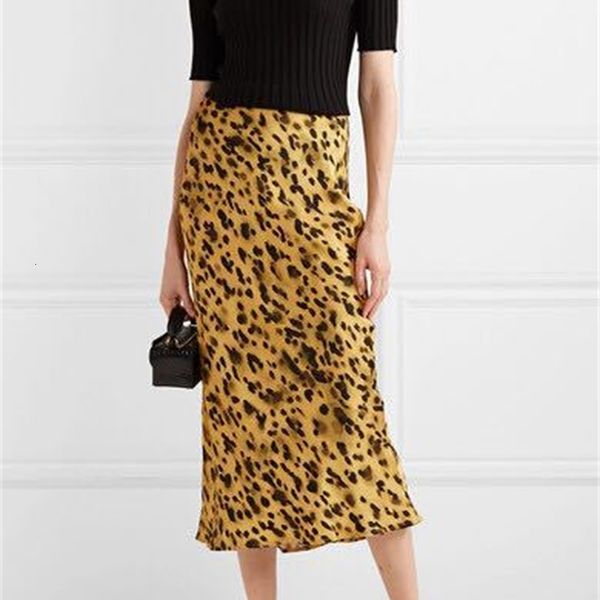 2021 new yellow leopard print elastic waist half fashion all-match temperament skirt women bi28, Black
2021 new yellow leopard print elastic waist half fashion all-match temperament skirt women bi28, Black