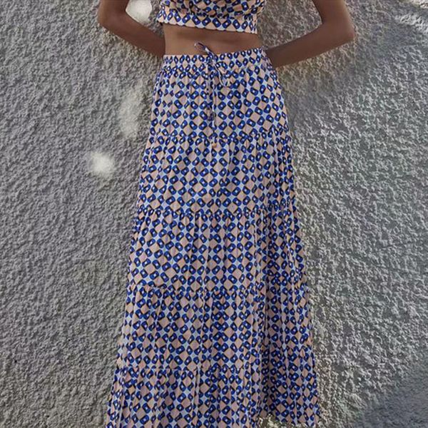 summer za loose womens skirts elastic waist geometry print drawstring bow tie female elegant street long skirt clothing, Black
summer za loose womens skirts elastic waist geometry print drawstring bow tie female elegant street long skirt clothing, Black