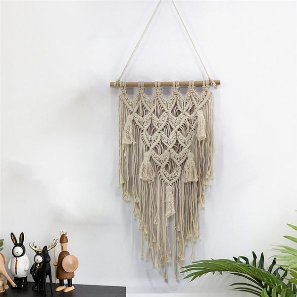 hangers & racks est wall art handmade cotton hanging tapestry with lace fabrics bohemian decoration christmas gift 
hangers & racks est wall art handmade cotton hanging tapestry with lace fabrics bohemian decoration christmas gift