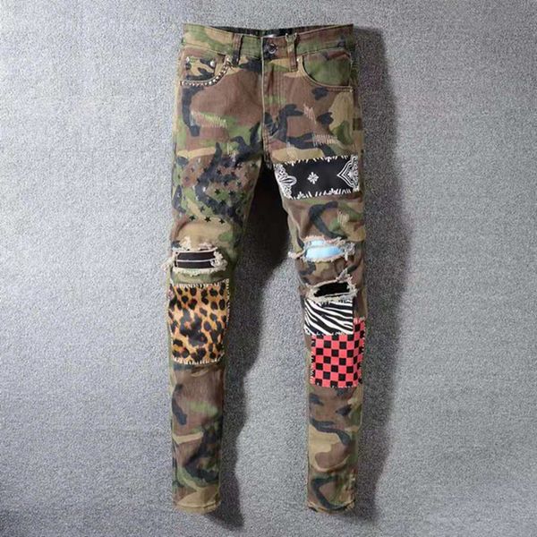 mens jeans new fashion mens stylist black green jeans skinny ripped destroyed stretch slim fit hip hop new style famous brand jeans, Blue
mens jeans new fashion mens stylist black green jeans skinny ripped destroyed stretch slim fit hip hop new style famous brand jeans, Blue