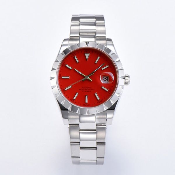 new watch red dial men's watches calendar automatic mechanical men wristwatch 2021 brand zhenwatch, Slivery;brown
new watch red dial men's watches calendar automatic mechanical men wristwatch 2021 brand zhenwatch, Slivery;brown