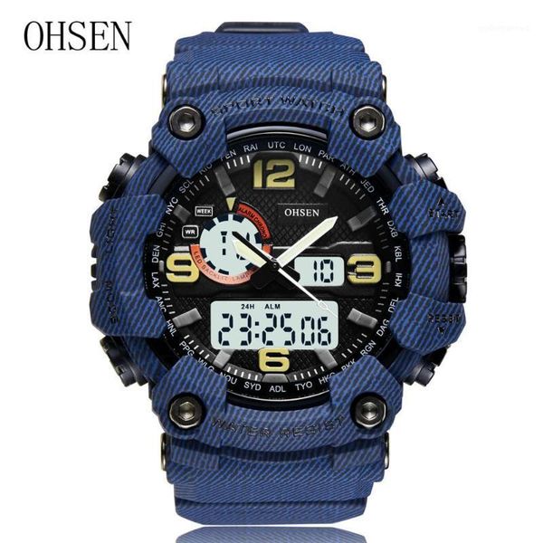 wristwatches fashion quartz digital men watch dual time denim blue army sport man satch male silicone led reloj hombre, Slivery;brown
wristwatches fashion quartz digital men watch dual time denim blue army sport man satch male silicone led reloj hombre, Slivery;brown