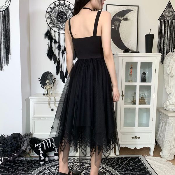 vintage mesh splice lace spaghetti straps dress fashion slim hollow out pleated dress women elegant party dress, Black;gray
vintage mesh splice lace spaghetti straps dress fashion slim hollow out pleated dress women elegant party dress, Black;gray
