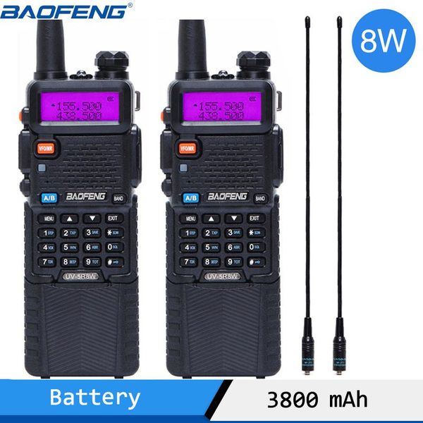 walkie talkie 2pcs baofeng uv-5r 8w professional cb radio station pofung uv5r hf transceiver vhf uhf portable uv 5r hunting
walkie talkie 2pcs baofeng uv-5r 8w professional cb radio station pofung uv5r hf transceiver vhf uhf portable uv 5r hunting