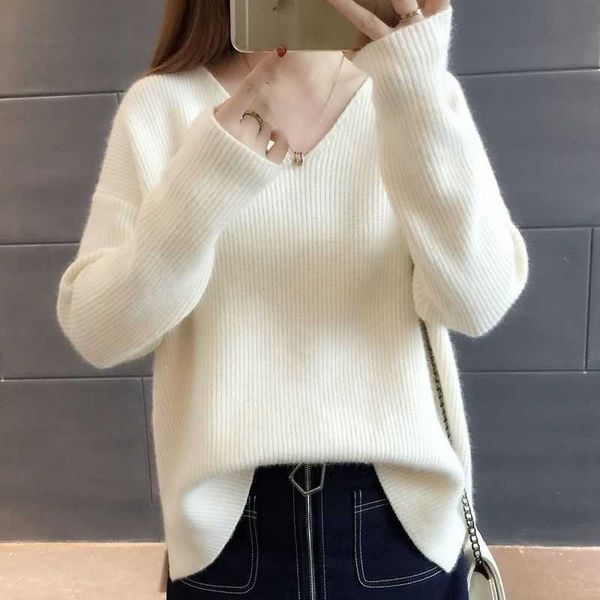 women's hoodies & sweatshirts autumn dress v-neck solid color loose and versatile knitting base for women clothing, Black
women's hoodies & sweatshirts autumn dress v-neck solid color loose and versatile knitting base for women clothing, Black