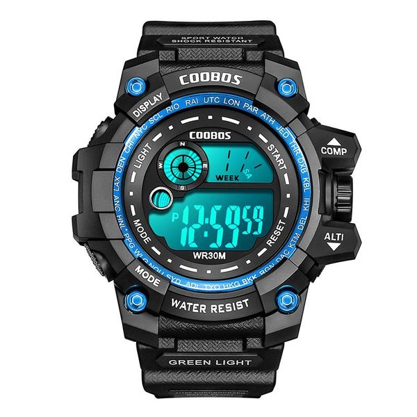 wristwatches selling sports chronograph watch, multi-function waterproof luminous digital display male and female student watch, Slivery;brown
wristwatches selling sports chronograph watch, multi-function waterproof luminous digital display male and female student watch, Slivery;brown