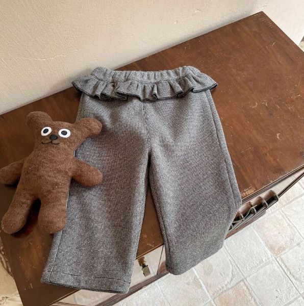 trousers 2021 style girls boys ruffles pants cotton autumn fashion kids long 1-7t ws333, Blue 
trousers 2021 style girls boys ruffles pants cotton autumn fashion kids long 1-7t ws333, Blue