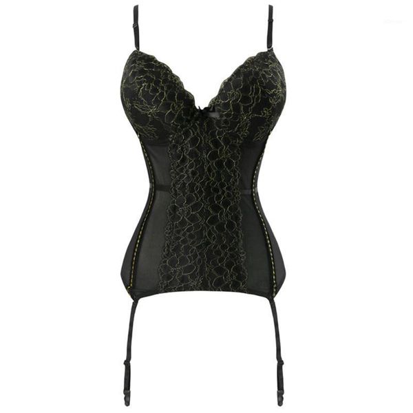 bustiers & corsets womens charming black sheer mesh floral lace bustier girdle waist cincher with bra cup basque garter lingerie, Black;white
bustiers & corsets womens charming black sheer mesh floral lace bustier girdle waist cincher with bra cup basque garter lingerie, Black;white